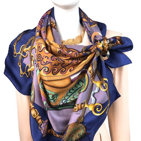 hermes scarf as a top